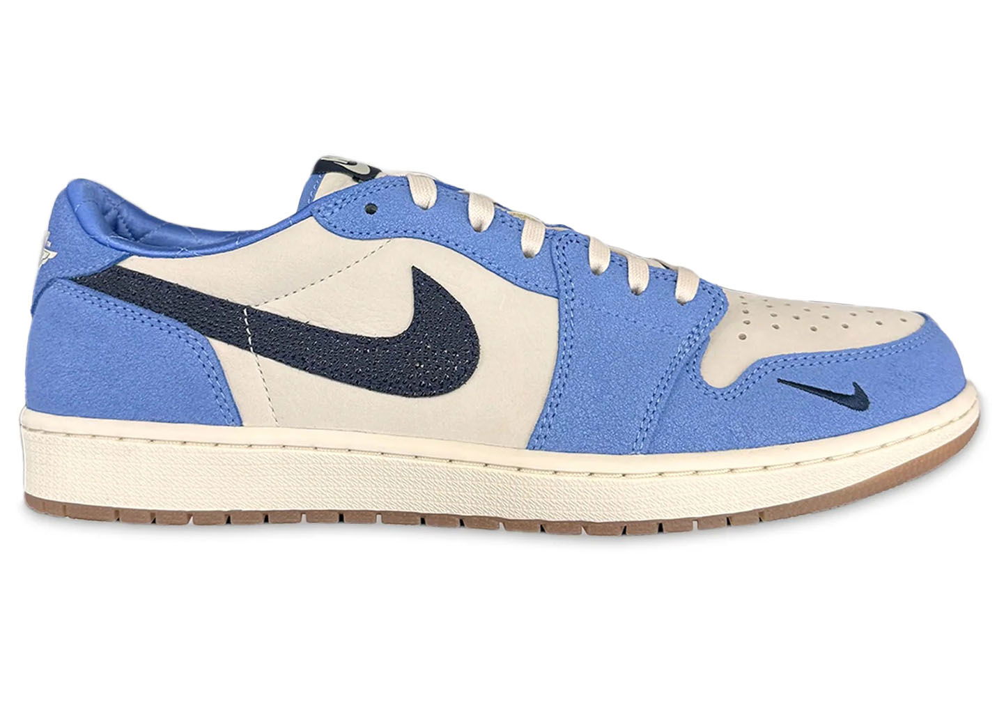 Sneakers og sko Jordan 1 Retro Low OG UNC PE (2023) "Coconut Milk/Valor Blue" Blå | 1521391, 0