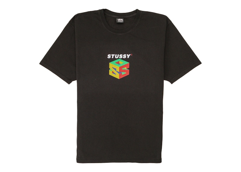 T-shirt Stüssy Pigment Dyed Graphic T-Shirt Sort | 1904913_BLAC