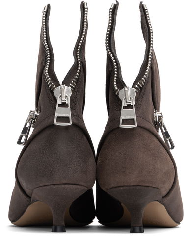 Sneakers og sko JW Anderson JW Anderson Biker Kitten Heel Boots Brun | BT0105-LA0319, 1