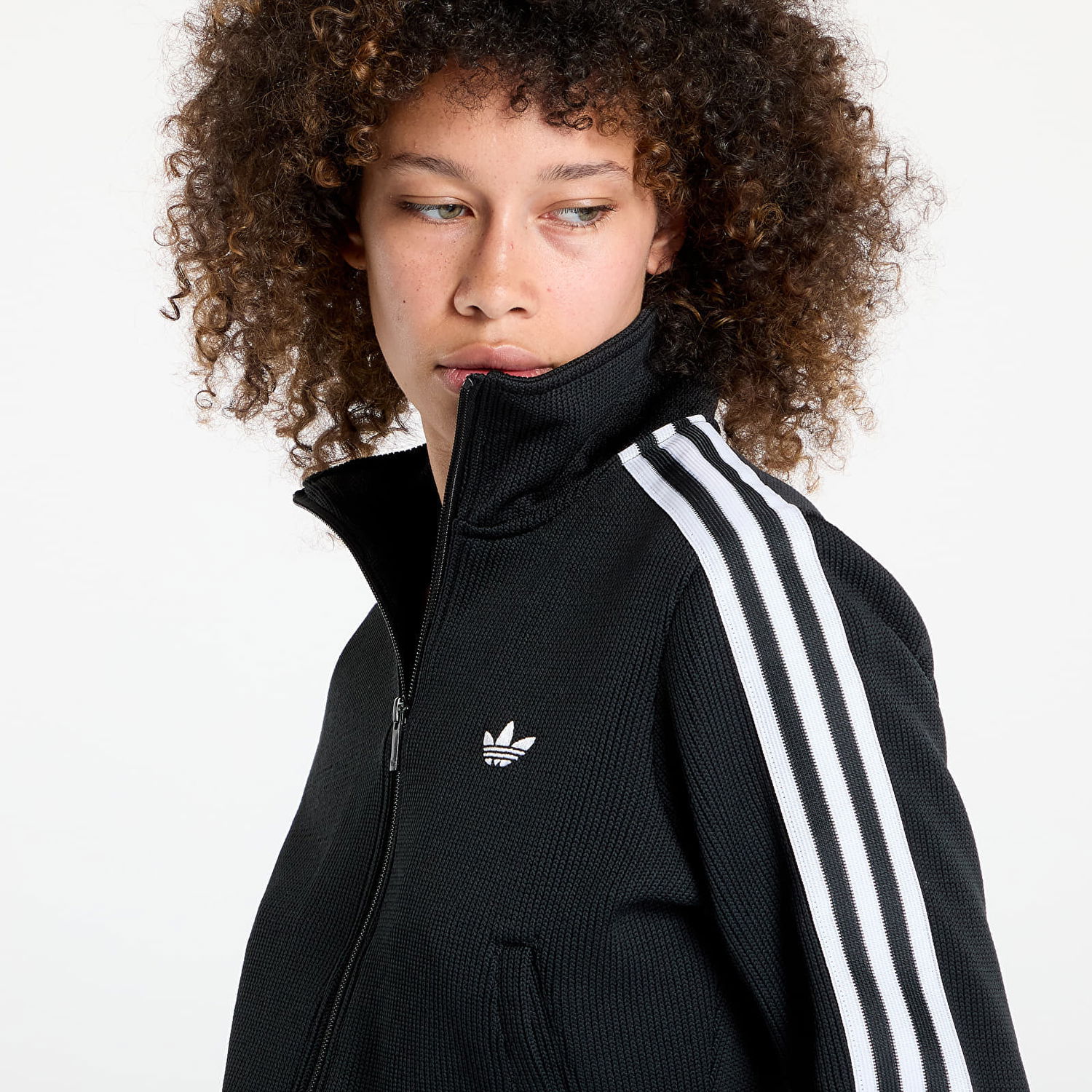 Jakke adidas Originals Firebird Adicolor Knit Track Top Sort | JY2613, 1