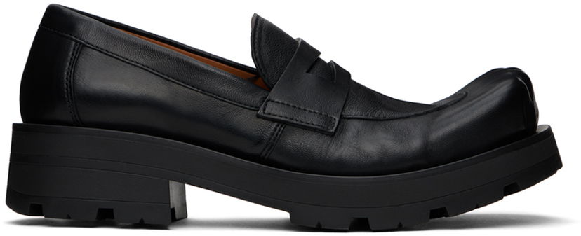 Sneakers og sko Charles Jeffrey Loverboy Moggies Sheathed Platform Split-Toe Loafers Sort | 43150204