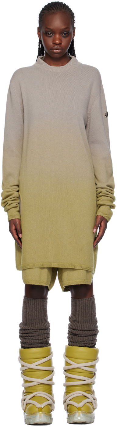 Sweater Rick Owens Moncler x Sweater Grøn | MU02C9G01 M3746