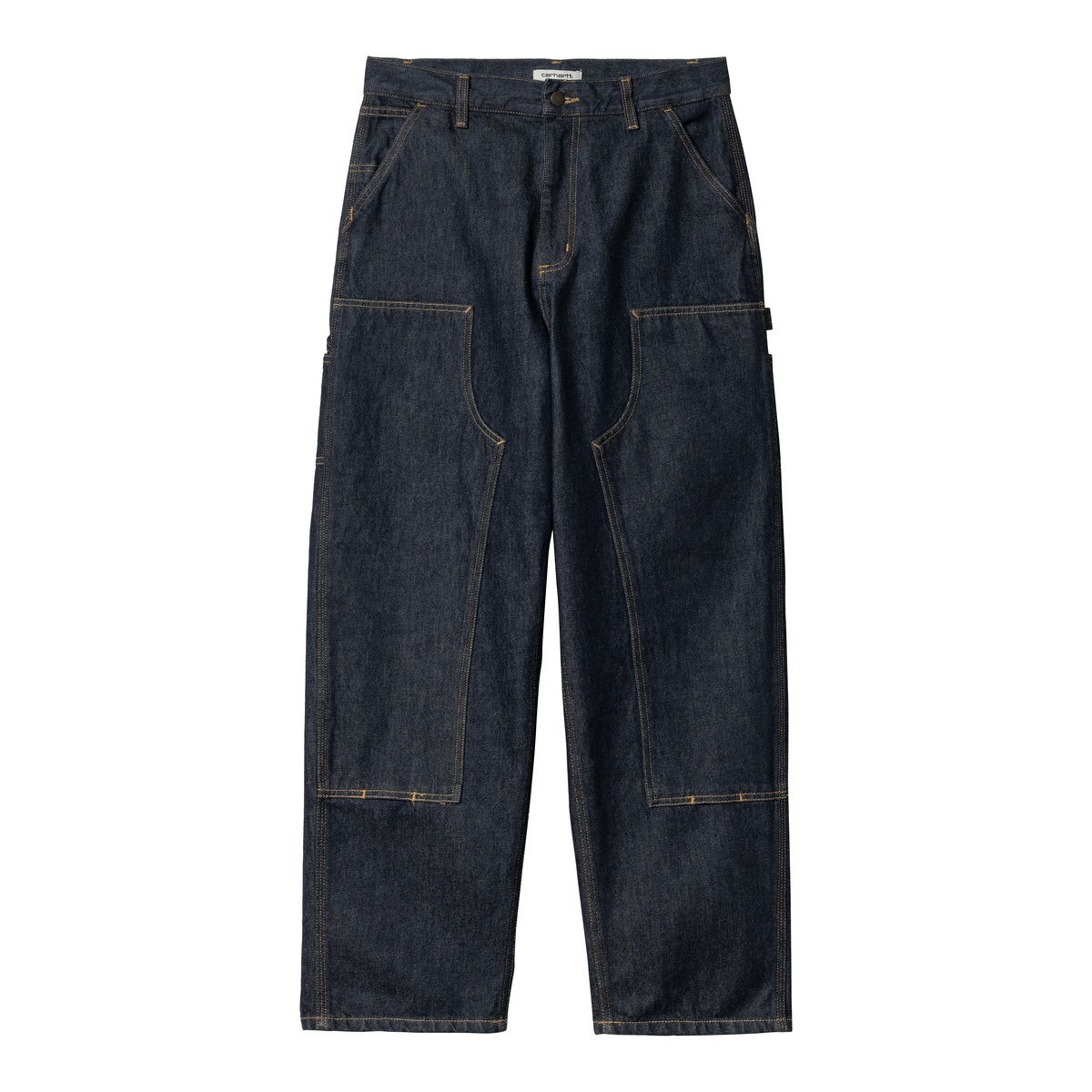 Jeans Carhartt WIP Double Knee Denim Pants Blå | I034635_5, 1
