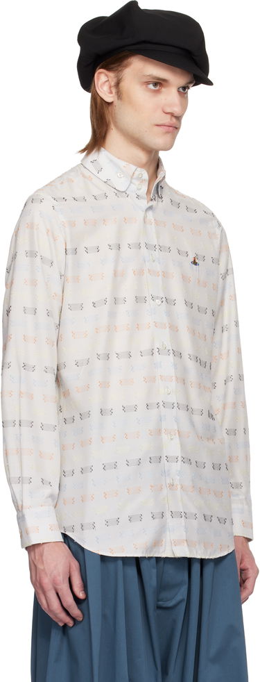 Skjorte Vivienne Westwood Vivienne Westwood Krall Two Button Shirt Hvid | 24010005-W012W-, 1