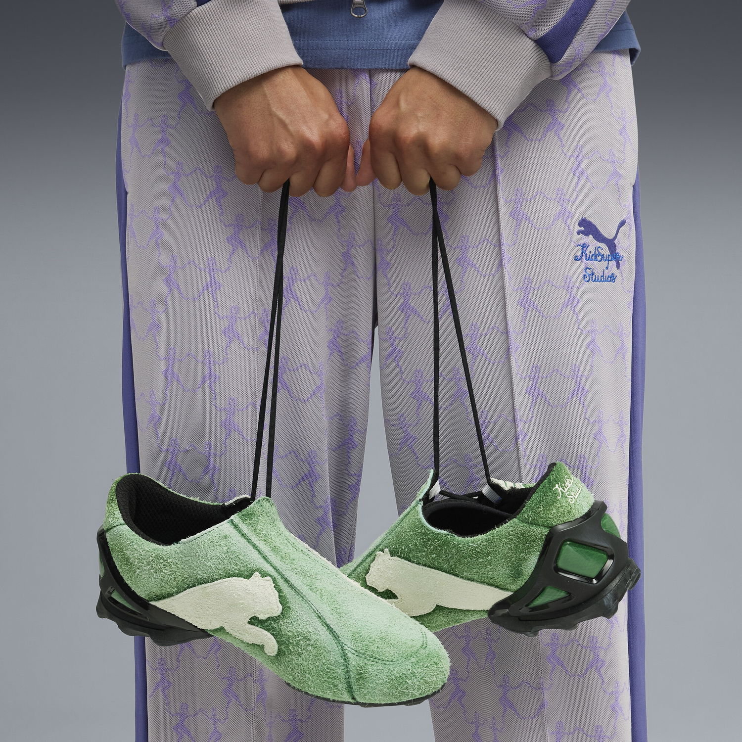 Sneakers og sko Puma KIDSUPER V-S1 Archive Grøn | 403848_01, 1