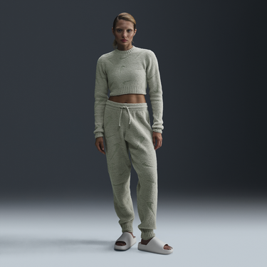 T-shirt Nike Cozy Boucle Long Sleeve Top Grøn | FZ1716-370, 2