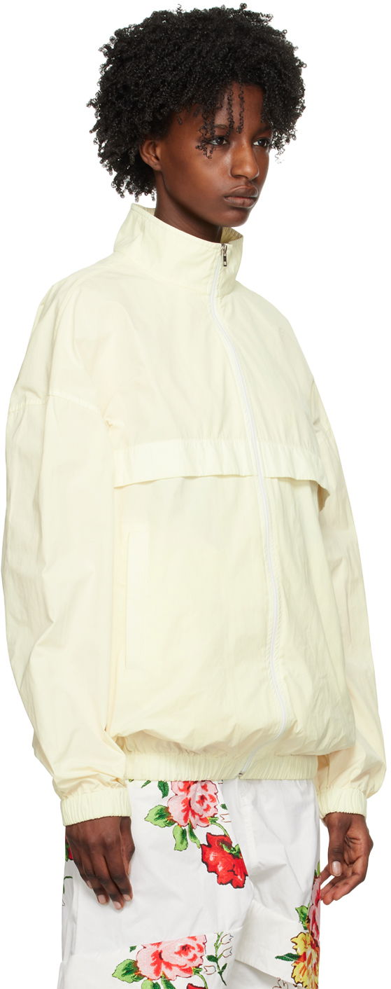 Vindjakke We11done We11done Stand Collar Windbreaker Jacket Gul | WD-JP1-23-256-U-YE, 1