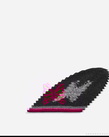 Beanie Chopova Lowena Cyber Butterfly Beanie Sort | 6710 BLCKMLT, 1