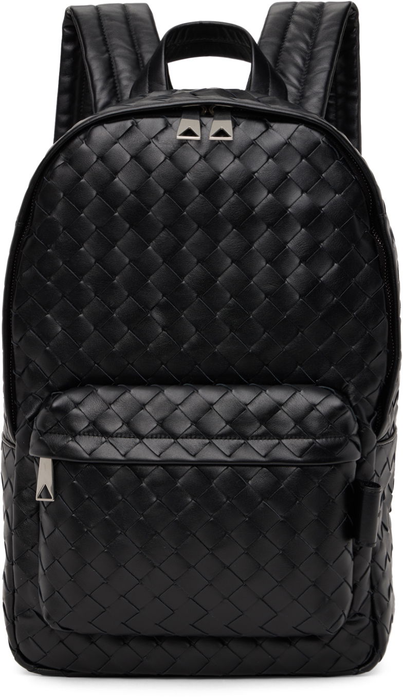 Rygsæk Bottega Veneta Intrecciato Leather Sort | 730728 V2HL2, 0