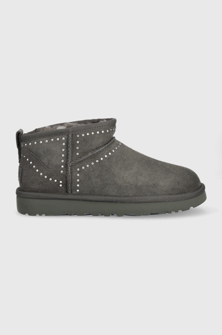 Sneakers og sko UGG Classic Ultra Mini Bling Boots Grå | 1119871.CHRC, 0