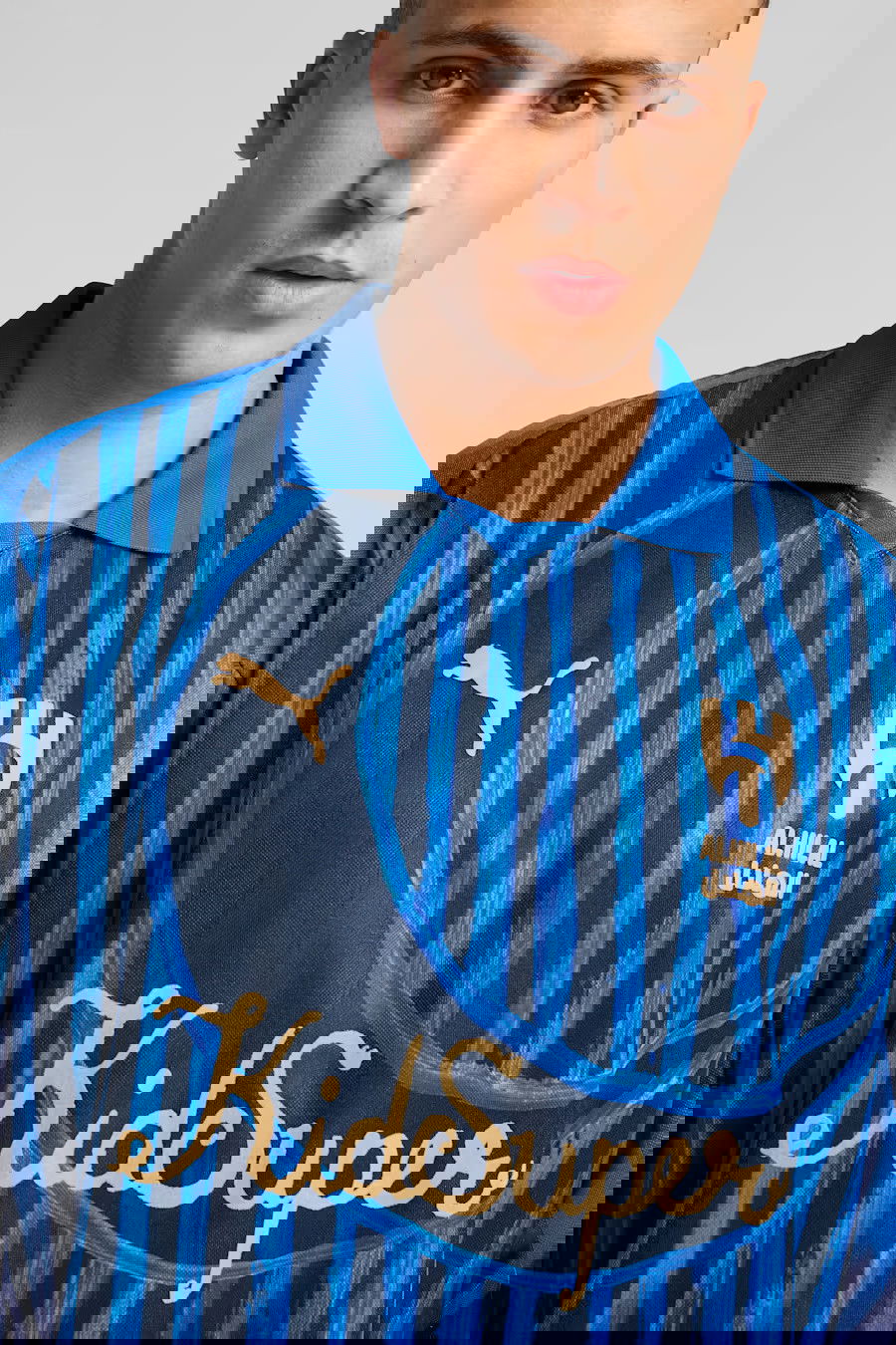 Jersey Puma Al Hilal KidSuper Retro Long Sleeve Jersey Blå | 606849-14, 1