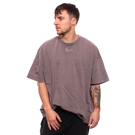 T-shirt Karl Kani Small Signature Heavy Jersey Washed Boxy Tee Grå | KK6069113, 0