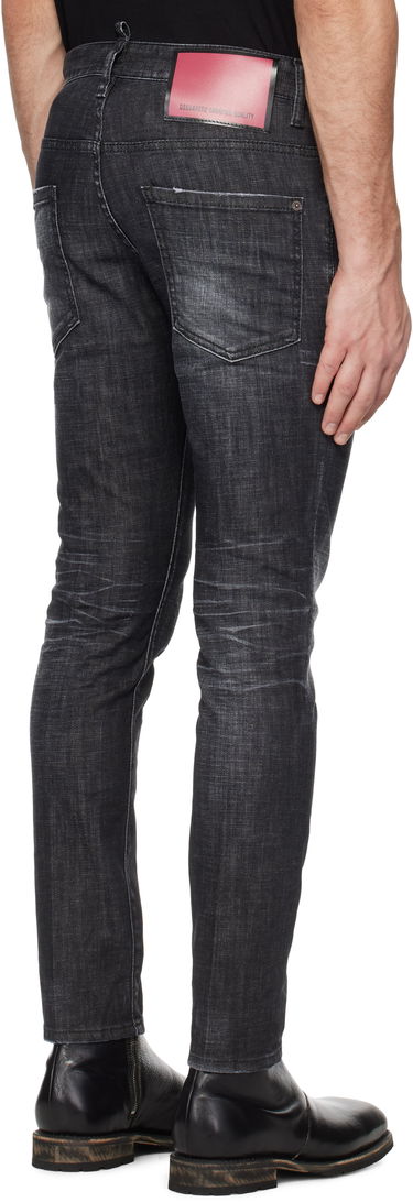 Jeans DSQUARED2 Dsquared2 Easy Wash Skater Jeans Sort | S74LB1617_S30357, 2