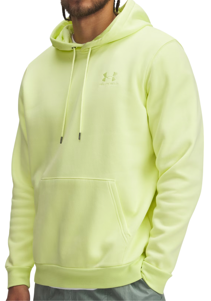 Sweatshirt Under Armour UA Icon Fleece Hoodie Gul | 1373880-727