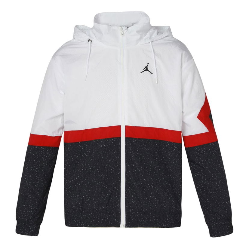 Vindjakke Jordan Jordan Air Basketball Windproof Hooded Jacket Hvid | CZ2495-101