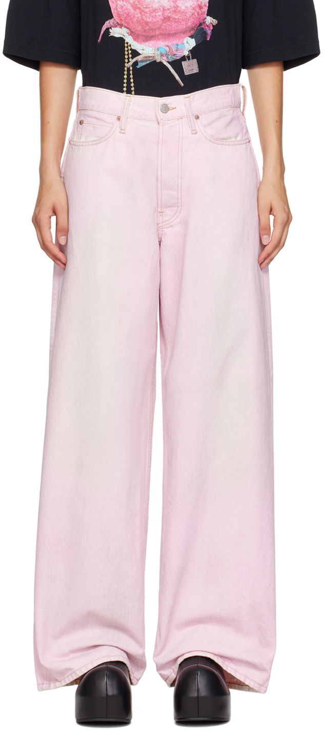 Jeans Acne Studios Acne Studios Baggy-Fit Jeans Lyserød | A00482-, 0