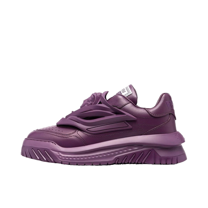 Sneakers og sko Versace Odissea Caged Rubber Medusa Sneaker Plum Purple Bourgogne | 1004524-1A03180_1LA60