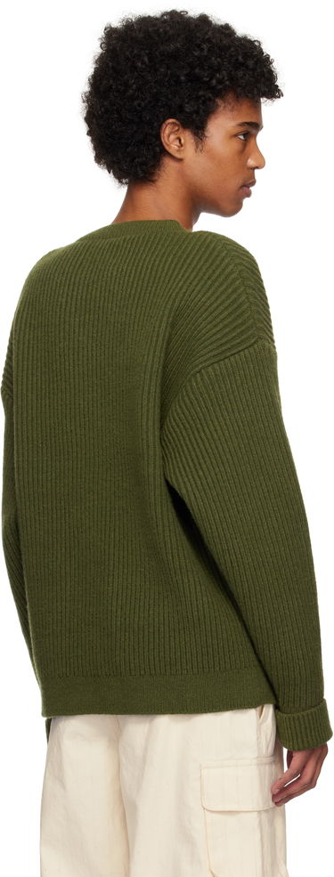 Sweater WTAPS WTAPS Deck Knit Sweater Grøn | 242MADT-KNM06, 2