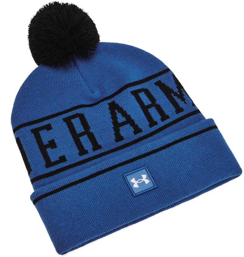Beanie Under Armour Beanie M Halftime With Pom Blå | 1386634-432