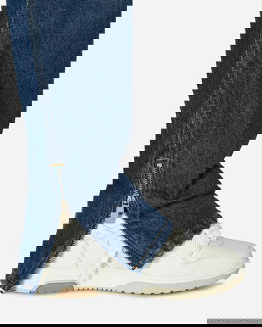 Jeans Off-White Arrow Tab Zip Skate Jeans Medium Blue Blå | OMYA177F23DEN002 4400, 5