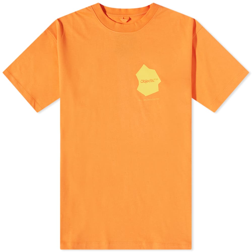 T-shirt Objects IV Life Continuity Print Tee Orange | OBJ-001-109-21, 0