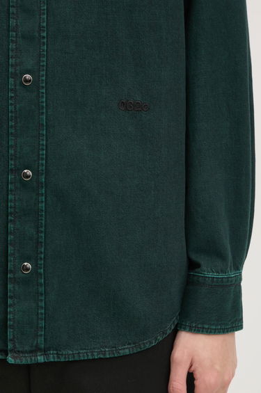 Skjorte 032C 032c Goya Denim Shirt Regular Fit Grøn | F24.URD.1341.450, 3