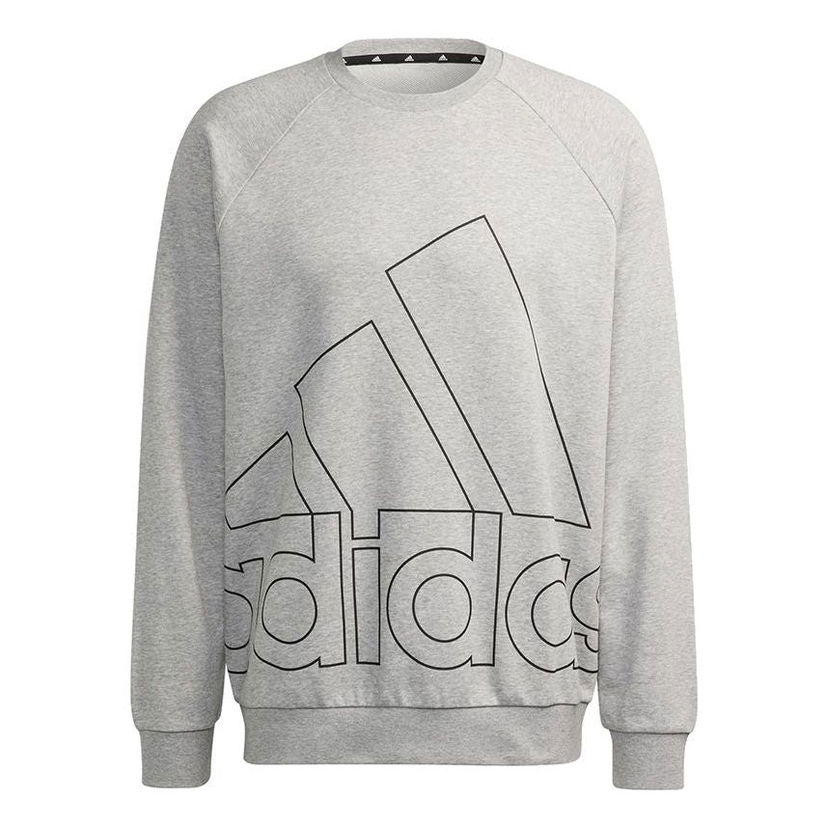 Sweater adidas Originals Big Logo Sweatshirt Grå | HB5087