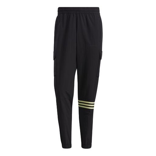 Cargo bukser adidas Originals Casual Elastic Sports Long Pants Sort | GP4793