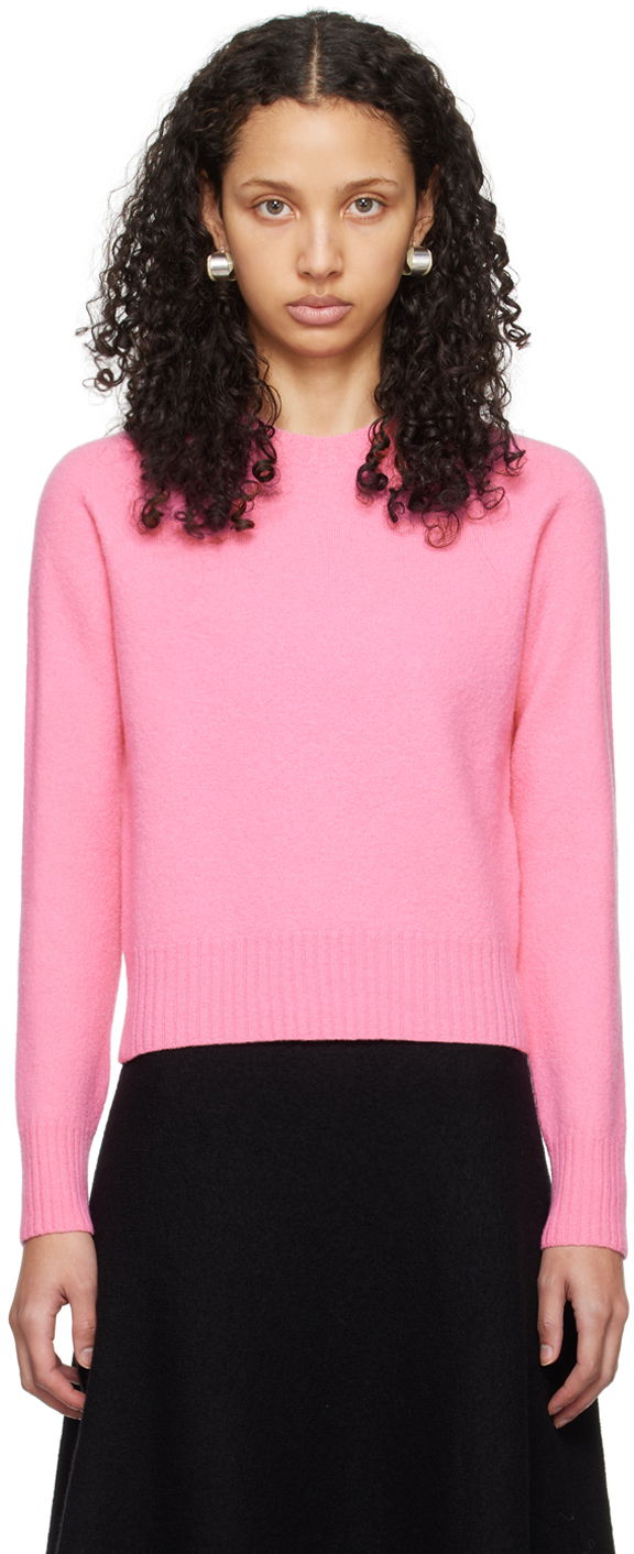 Sweater Jil Sander Relaxed-Fit Sweater Lyserød | J01GP0103_J14603