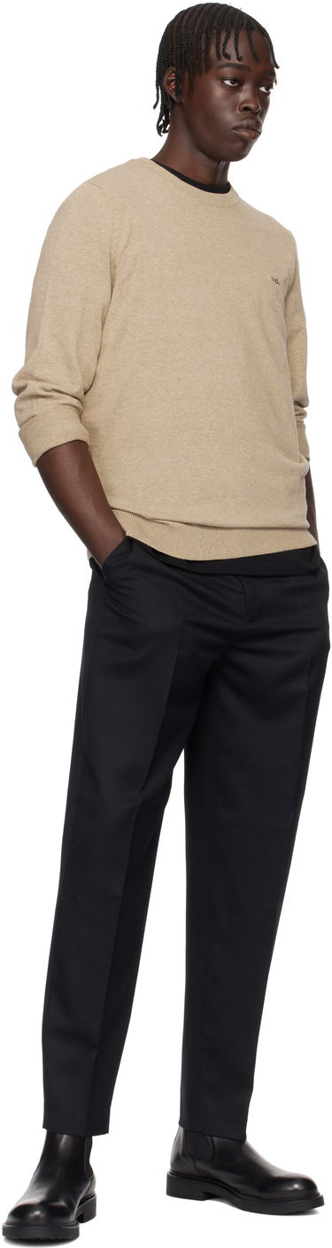 Sweater A.P.C. Louis Knit Sweater Beige | COEZJ-H23402, 3