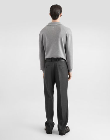 Bukser Dolce & Gabbana Dolce & Gabbana Double Darts Wool Pants Grå | GP0N2TFUZC2S8290, 2