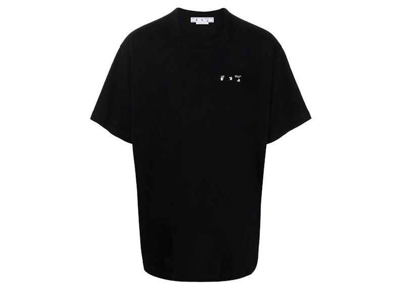 T-shirt Off-White Caravaggio Back Print Oversized T-Shirt Black Sort | OMAA038C99JER0061001, 0