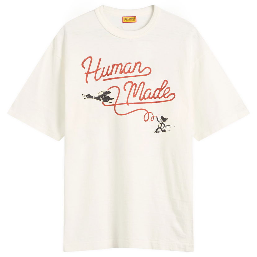 T-shirt Human Made Rope Script T-Shirt Hvid | HM30TE017-WHT
