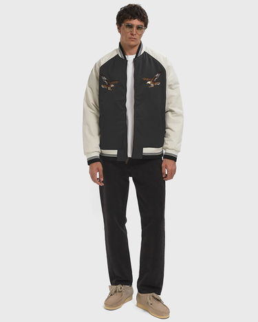 Bomberjakke Levi's Reversible Souvenir Bomber Jacket Sort | 003AT-0000, 2