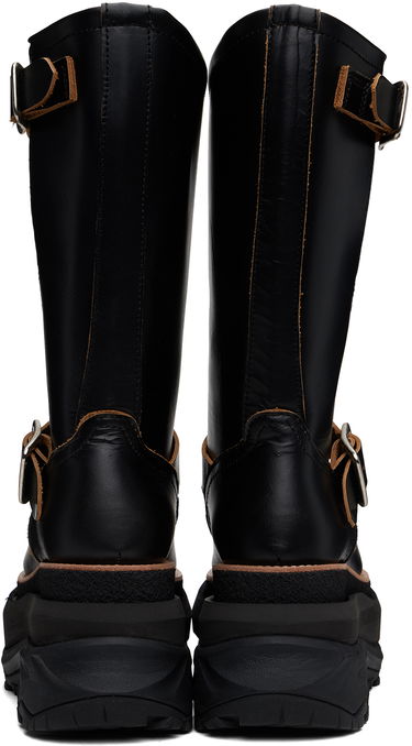 Tøj sacai sacai Engineer Boots Sort | 24-07475, 1