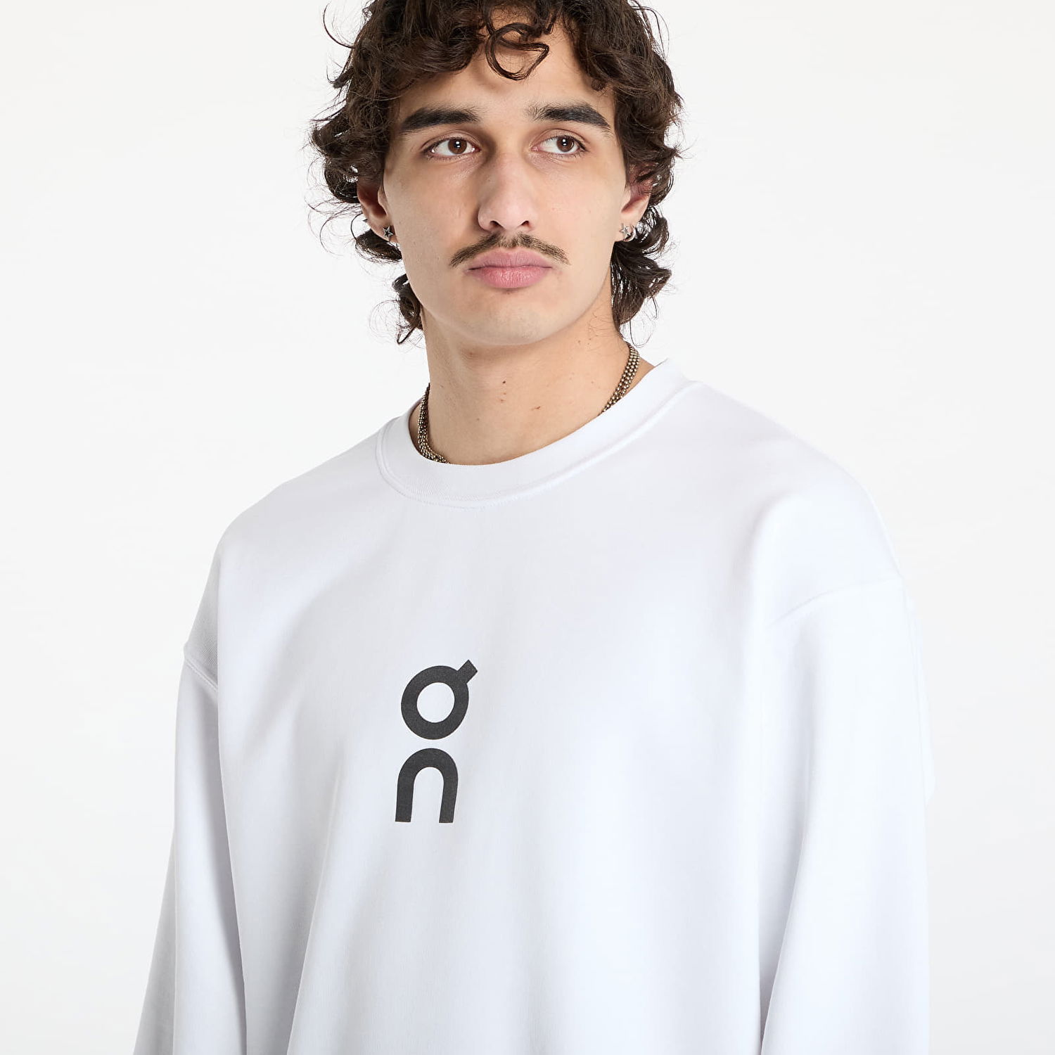 Sweatshirt On Running Running Club Crew Sweatshirt Hvid | 1ME10340069, 0