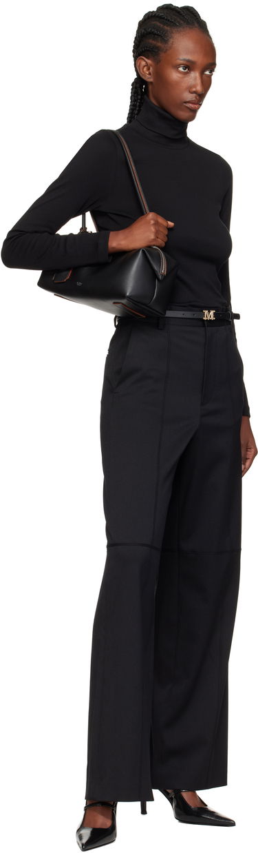 Taljetaske Max Mara Max Mara Leather Belt Bag Sort | 2524516131600, 3