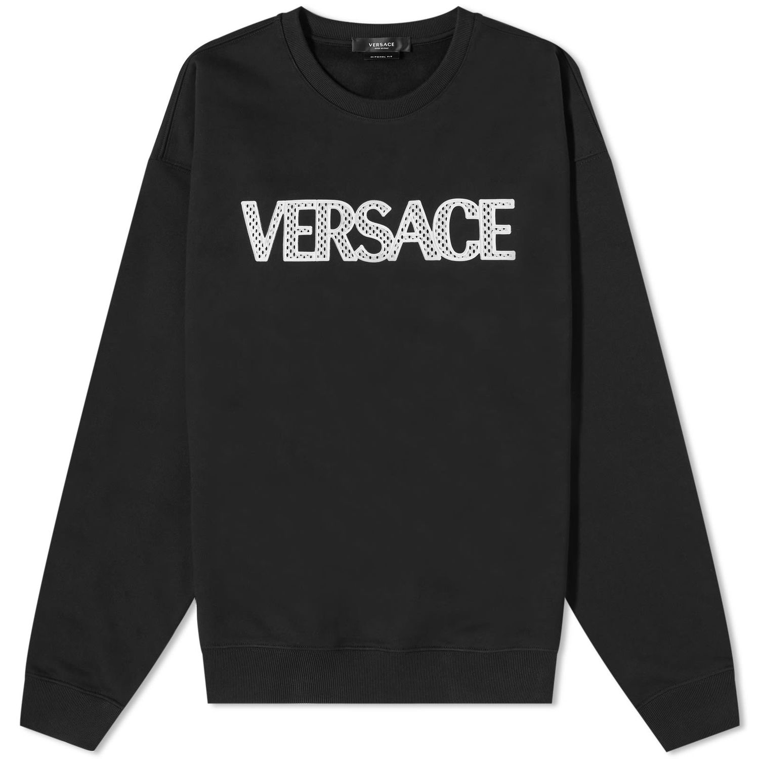 Sweatshirt Versace Logo Crew Sweat Black Sort | 1009340-1A06793-1B000, 0