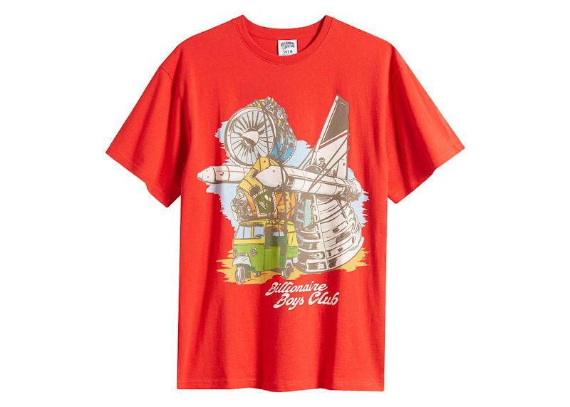 T-shirt BILLIONAIRE BOYS CLUB Billionaire Boys Club Tuk Graphic T-Shirt Rød | 8412201RED