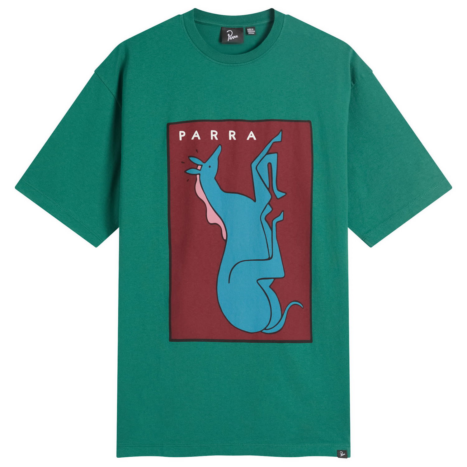 T-shirt By Parra Parra Vertical Horse Graphic T-Shirt Grøn | 53505-GRN, 1