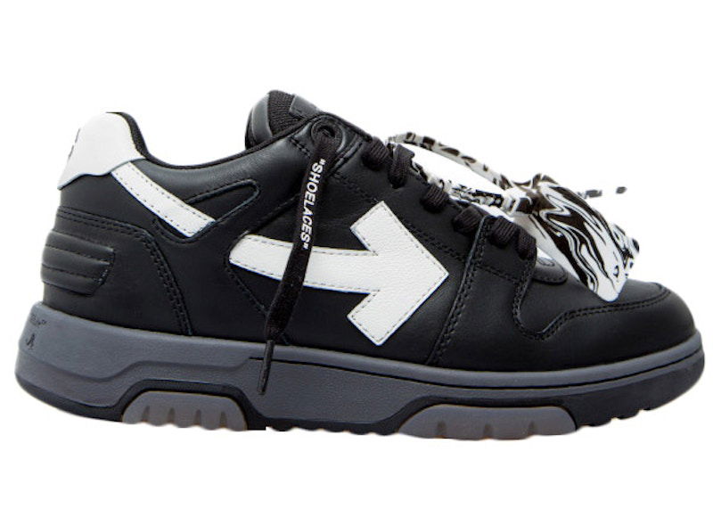 Sneakers og sko Off-White Out of Office Black White Sort | OMIA189R21LEA0011001, 0