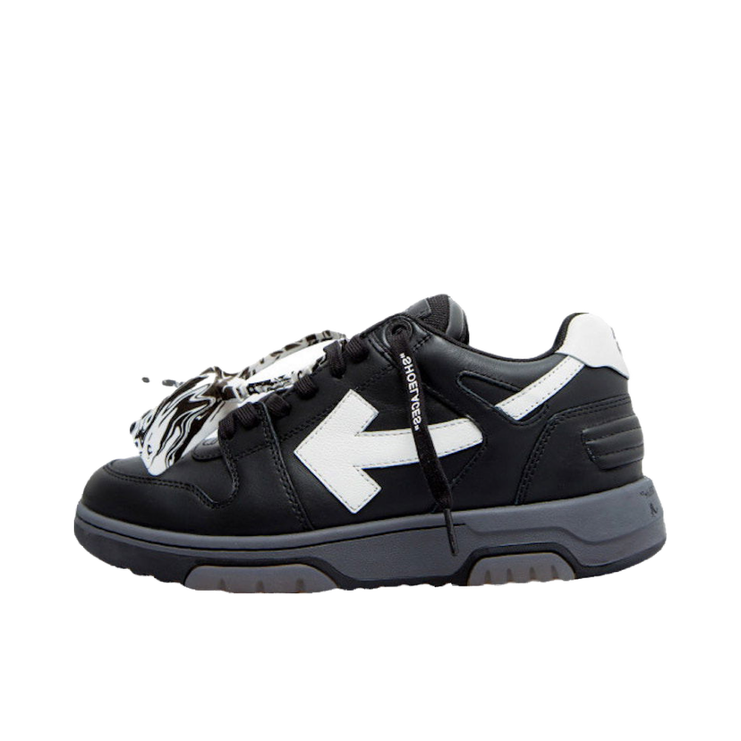 Sneakers og sko Off-White Out of Office Black White Sort | OMIA189R21LEA0011001