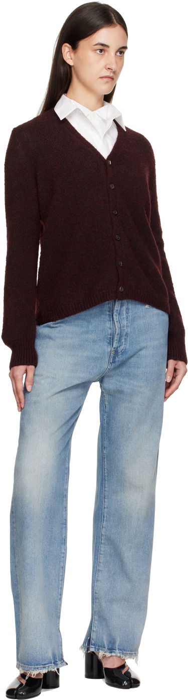 Sweater Maison Margiela Maison Margiela Wool Cardigan Bourgogne | S51HP0023 M13154, 3