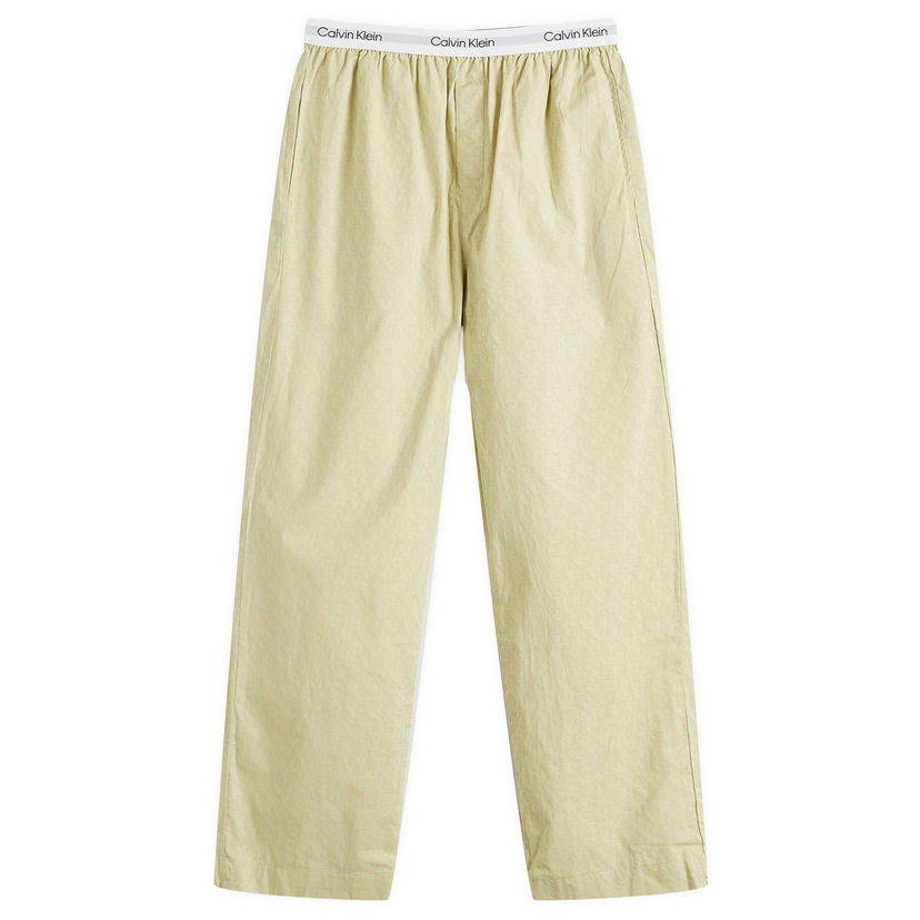 Pyjamas CALVIN KLEIN Calvin Klein Sleep Pants Monogram Large Grøn | LV00NM2830VRK