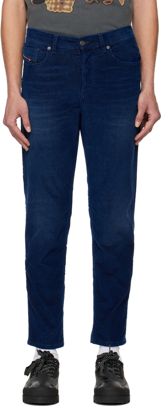 Jeans Diesel Corduroy Slim Jeans Blå | A03571068BV, 0
