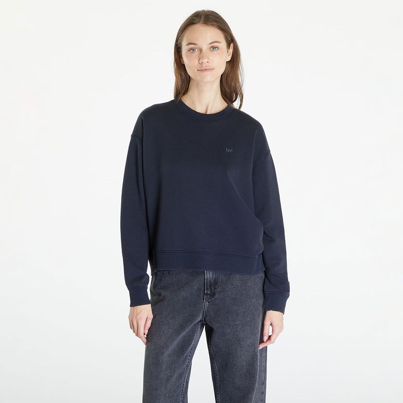 Sweatshirt Lee Crew Sweatshirt Unionall Black Sort | 112350241