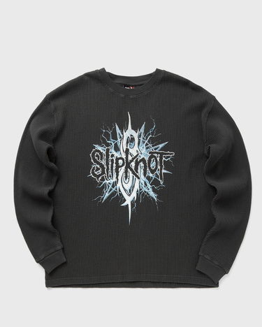 T-shirt Pleasures Slipknot Spit Thermal Long Sleeve T-Shirt Sort | P25SK009-BLACK, 1