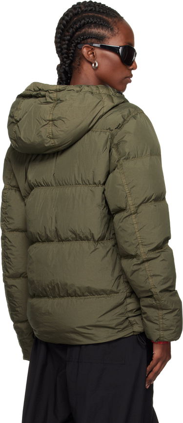 Puffer jakke Stone Island Stone Island Crinkle Reps Recycled Nylon Down Jacket Grøn | K2S15 4100011 S0A23, 2