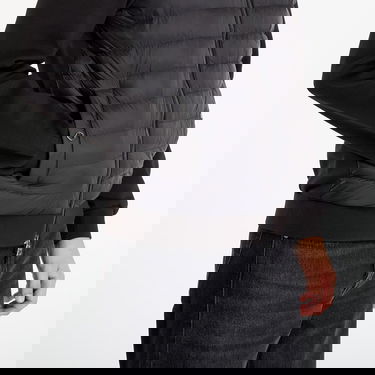 Puffer jakke Tommy Hilfiger Jacket Mix Media Ess Rwb Stand Collar Sort | MW0MW41329 BDS, 3