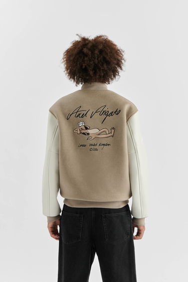 Jakke AXEL ARIGATO Wes Varsity Jacket Beige | A2178002, 3